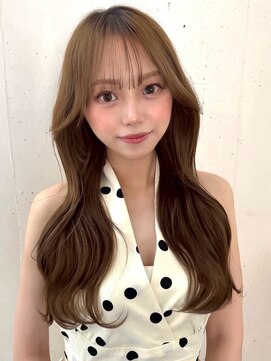 ビーチ(BEACH) @ミディアムレイヤーカット 似合わせカット 大人ガーリー韓国