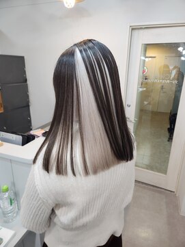 シェイロ(Cielro) ブラック×ホワイト/ケアブリーチ/アンブレラカラー☆suzu☆