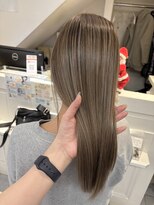 ネオリーブカフ 鶴ヶ峰店(Neolive caff)&nbsp;大人デザインカラー　シークレットハイライト　ベージュ