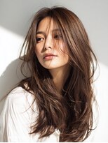 アンサ 小倉店(ANSA) 抜け感レイヤー×ナチュラルブラウンロング