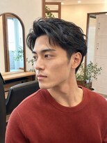 ルードノエル(Rue de Noel)&nbsp;メンズショート無造作ヘア毛流れショート束感メンズカット