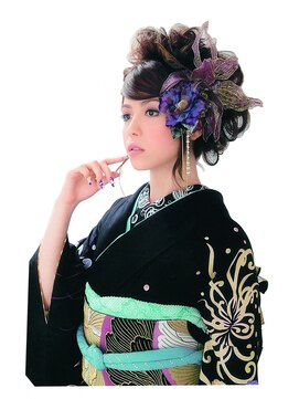 髪技空間アノン(anon) 和装アップ　お着付け
