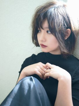 ニクス フリー ウエストバーン(nix free WB) 【nix-free WB.】透け感ミディアム ボブ