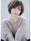 ジェンダーレス　大人かわいいひし形シルエットノーブルショート