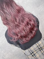 アンダーバーホワイト 天王寺阿倍野店(_WHITE)&nbsp;チェリーピンクバレイヤージュカラー