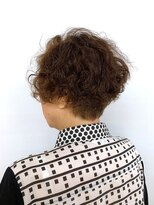 クオリス 上板橋店(QUALIS) 50代60代/ひし形グラボブパーマ/ハードウェーブ/ココアブラウン