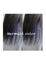 ヘアホームエイト(Hair Home No,8) *inner color×mermaid color *