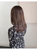 キャンバス バイ ネオリーブ 横浜西口(Canvas by neo.)&nbsp;アッシュベージュ伸ばし中セミロングレイヤー【sk】