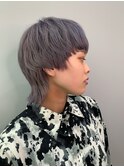 マッシュウルフ×くすみラベンダー 京都/河原町/ハイトーン