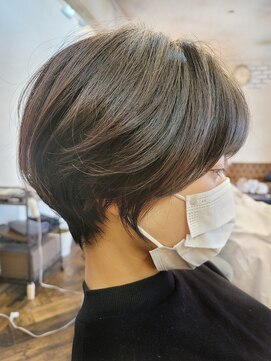 ベレッタ 松井山手店(veretta.) 【王道】横顔美人ショート　　　　丸木 崇史