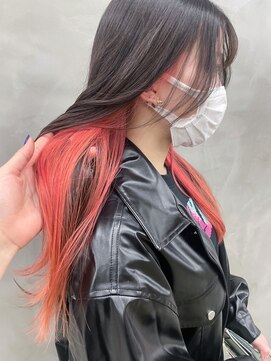 ソーコ 渋谷(SOCO) インナカラーハイライトケアブリーチダブルカラーハイトーン