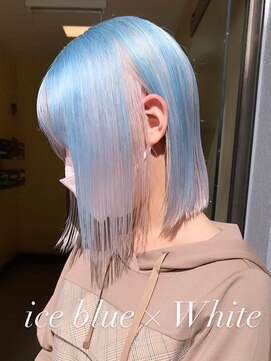 ベレーザ 渋谷(BELEZA) ba1163インナーカラーAラインボブロブヘアニュアンスカラー