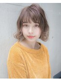 ふんわりベージュカラー