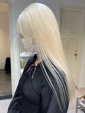 ベレーザ 渋谷(BELEZA) 2492外国人風カラー栗色うる艶髪ブロンドヘアハイトーンカラー