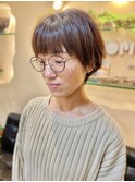 【morio池袋】襟足すっきり丸みショート○