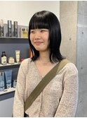 ぱっつんロブ！