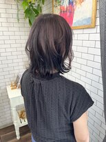 リール(THE RIRE.)&nbsp;＊THE  RIRE.  ウルフボブ×ツートンラベンダーグレー＊