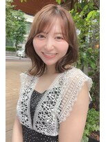 ムオン 平尾店(muon)&nbsp;小顔効果抜群のひし形ミディアム