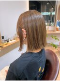 大人可愛い切りっぱなしボブ　明石魚住dolce ドルチェ