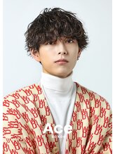 エース 岡崎店(Ace)&nbsp;波巻きスパイラルパーマメンズマッシュツイストスパイラルパーマ