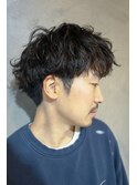 骨格補正カット＋メンズパーマ＋ダウンパーマ