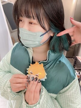 サンド 池袋(sand) 推しカラー/インナーカラー/ダブルカラー/池袋駅/ボブ