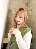 【FAVORチーフ】レイヤーボブ パーソナルカラー診断/骨格診断