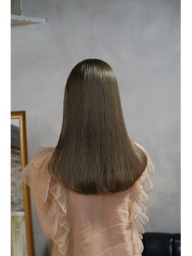 アリー 原宿 表参道(ALLY) ブリーチなしオリーブベージュ10代/20代/30代