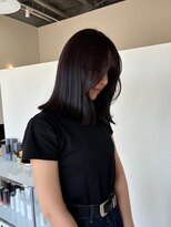 アワイ(awai)&nbsp;暗めラベンダーのミディアムヘア