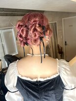 《手ぶらでok飾り付き》ツインカチモリアレンジ　satsuki