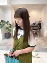 ヲタク(wotaku.)&nbsp;グレージュカラーオリーブカラー透明感カラー髪質改善ロングボブ