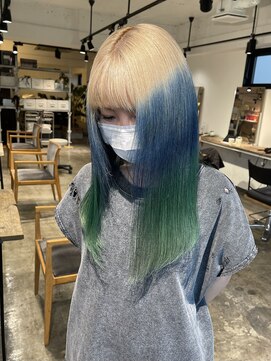 ザ オーダー(THE ORDER) デザインカラー/青髪/オリーブ/ブロンド/ルーツカラー