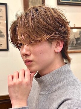 ヒロ銀座 バーバーショップ 札幌本店(HIRO GINZA BARBER SHOP) フェザーパーマ