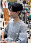 毛流れセンターパート大宮メンズカットパーマ美容室