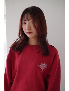 ロマリア 渋谷 渋谷宮益坂(Lomalia) 乾かすだけでキマる髪/馴染むハイトーンチェリーブラウン