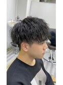 王道ツイストスパイラルパーマ