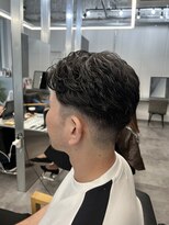 メンズサロン キング 梅田店(Men’s salon K!ng)&nbsp;ホワイトメッシュ/ツイスト/ツイスパ/パーマ/メンズ/眉毛