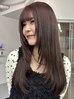 カシェル(cashel)&nbsp;チョコレートブラウン × レイヤーカット