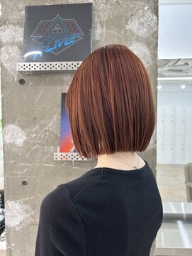 ディジョン 自由ヶ丘(Dijon) 韓国顔まわりレイヤーカットグレージュオリーブベージュブラウン