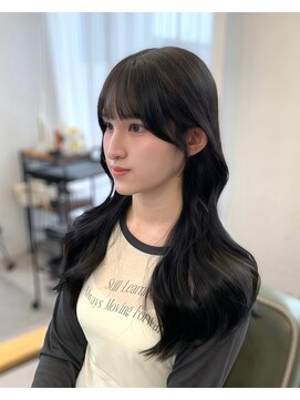 シェス 梅田茶屋町(shes) 顔周りカット×韓国風ヘア/アリサ