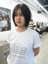 ピア ヤクイン(Pia Yakuin)&nbsp;ボブ ハッシュカット 前髪あり 地毛カラー