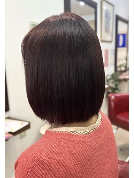 イングレス(INGRESS) ノンジアミンカラーでツヤツヤ＊大人のナチュラルボブ