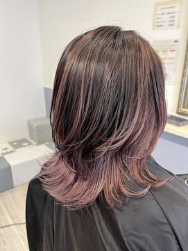 ソエル(soel) ピンクバイオレットのグラデーションカラー