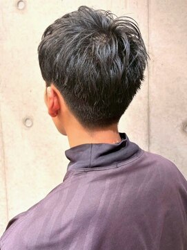 アンド アノン(and anon) ビジネスショート 刈り上げ ツーブロック メンズカット 20代