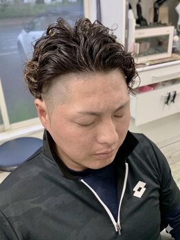 スペースシグマ 理容 美容の写真/トレンドスタイルはお任せ!男性特有の髪のお悩みも解決◎再現性の高いカットで扱いやすさ◎