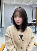 【二瓶菜月】ミディアムレイヤーカット