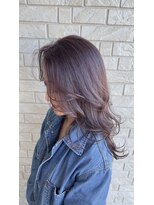 ヘア セラヴィ 城南(hair C'est La Vie)&nbsp;ふわっとレイヤー×ラベンダーグレージュ