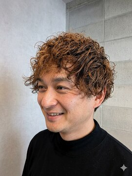 ワンワンオー バーバーショップ コンチネンタル(@110 BARBER SHOP continental) シャドウパーマ