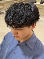ニコ トウキョウ ヨコハマ(nico)&nbsp;シャドウパーマメンズメッシュメンズパーマ波巻きパーマ韓国ヘア
