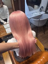 アン(Hair make un)&nbsp;アイドルピンク♪ホワイトピンク/ピンクベージュ/ブリーチ